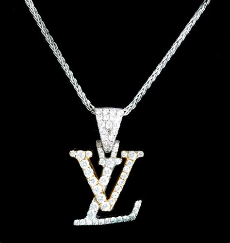 lv necklace 2019|14k louis vuitton necklace.